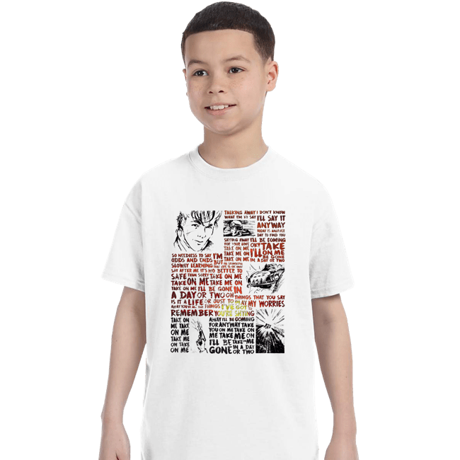Shirts T-Shirts, Youth / XS / White Take On Me