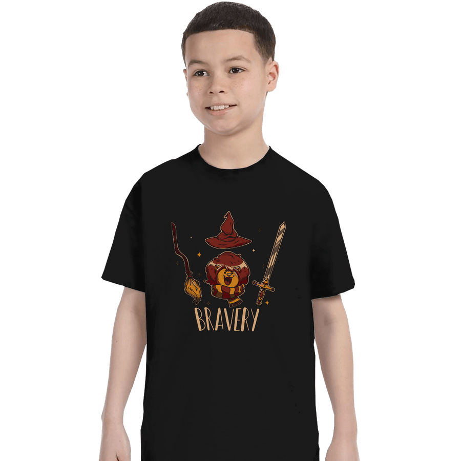 Shirts T-Shirts, Youth / XL / Black Bravery