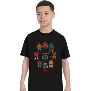 Shirts T-Shirts, Youth / XS / Black Choose Your Anime Outfit