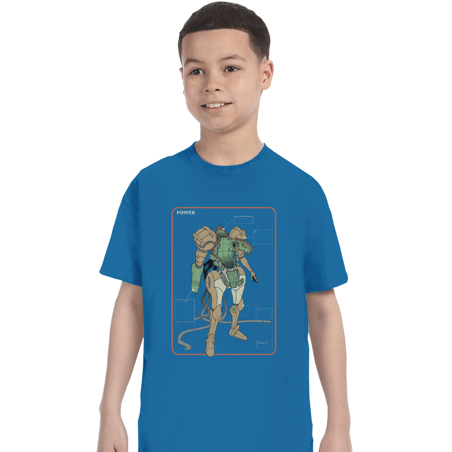 Shirts T-Shirts, Youth / XL / Sapphire Super PowerSuit