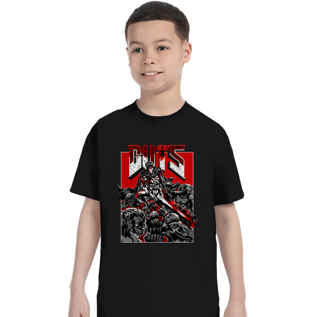 Daily_Deal_Shirts T-Shirts, Youth / XS / Black Doom Guts