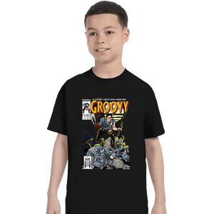Secret_Shirts T-Shirts, Youth / XS / Black Groovy Comics