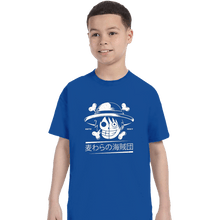 Load image into Gallery viewer, Shirts T-Shirts, Youth / XS / Royal Blue The Straw Hat Crew
