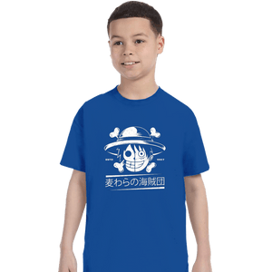 Shirts T-Shirts, Youth / XS / Royal Blue The Straw Hat Crew