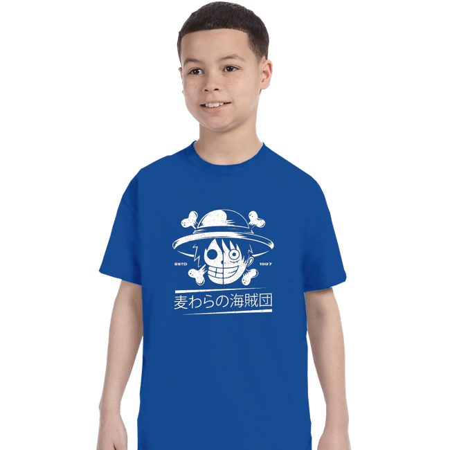Shirts T-Shirts, Youth / XS / Royal Blue The Straw Hat Crew