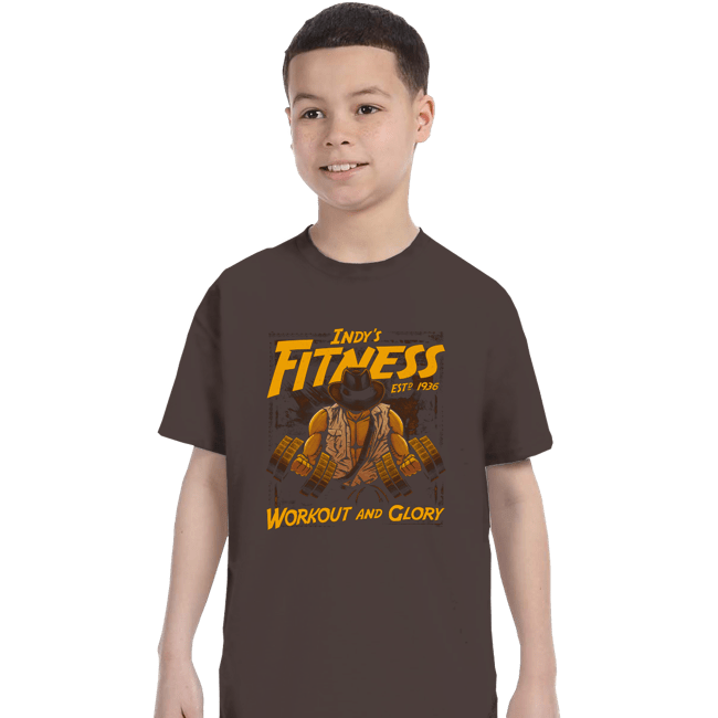 Daily_Deal_Shirts T-Shirts, Youth / XS / Dark Chocolate Workout And Glory