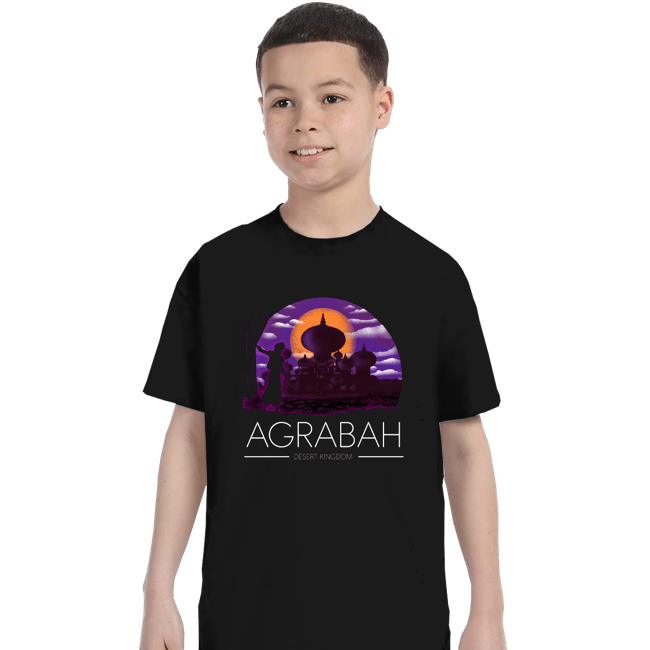 Shirts T-Shirts, Youth / XS / Black Agrabah Desert Kingdom