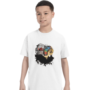 Shirts T-Shirts, Youth / XS / White Robot Touch