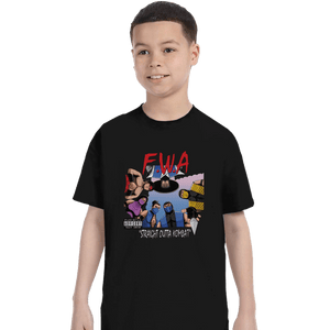 Secret_Shirts T-Shirts, Youth / XS / Black Fighters With Attitude