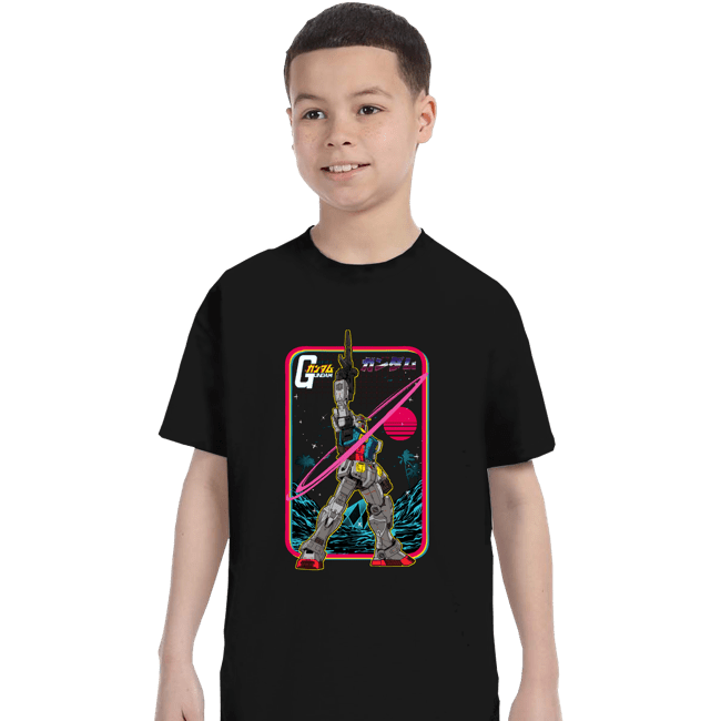 Daily_Deal_Shirts T-Shirts, Youth / XS / Black RX-78-2 Gundam