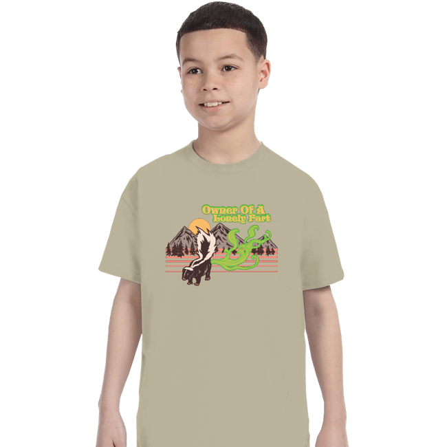Daily_Deal_Shirts T-Shirts, Youth / XS / Sand Lonely Skunk