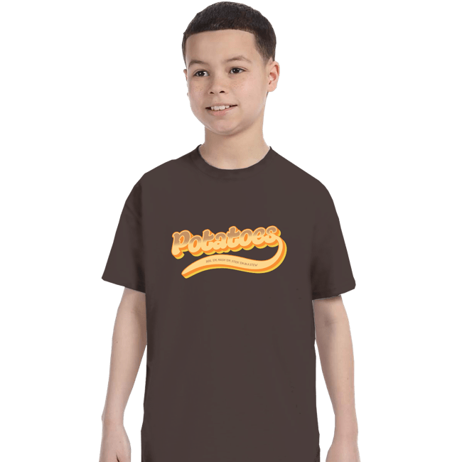 Daily_Deal_Shirts T-Shirts, Youth / XS / Dark Chocolate Potatoes