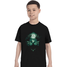 Load image into Gallery viewer, Secret_Shirts T-Shirts, Youth / XS / Black The Hero Crest
