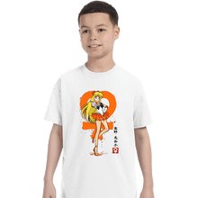 Load image into Gallery viewer, Daily_Deal_Shirts T-Shirts, Youth / XS / White Venus Sumi-e
