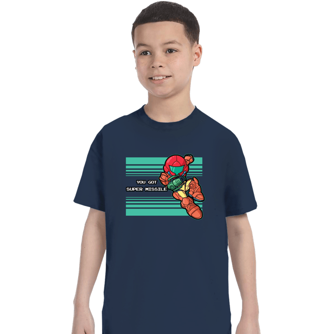 Daily_Deal_Shirts T-Shirts, Youth / XS / Navy Mega Missile!