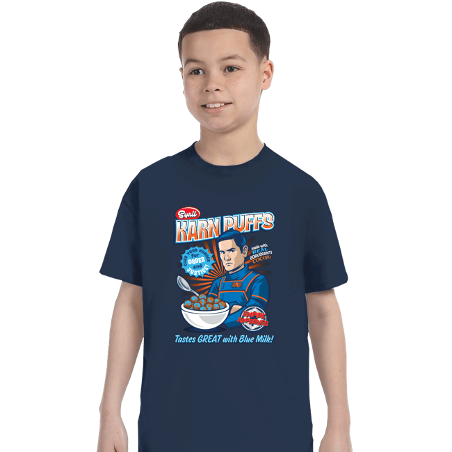 Daily_Deal_Shirts T-Shirts, Youth / XS / Navy Karn Puffs