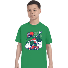 Load image into Gallery viewer, Shirts T-Shirts, Youth / XS / Irish Green Slippy Toad
