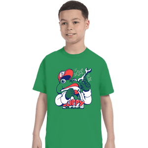Shirts T-Shirts, Youth / XS / Irish Green Slippy Toad