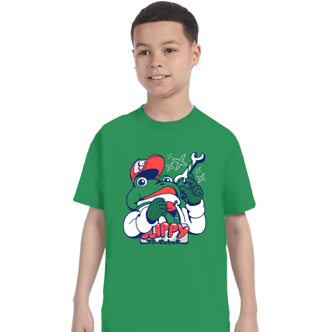 Shirts T-Shirts, Youth / XS / Irish Green Slippy Toad