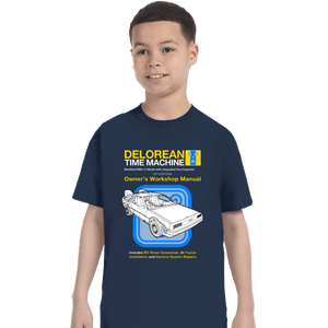 Shirts T-Shirts, Youth / XS / Navy Time Machine Manual