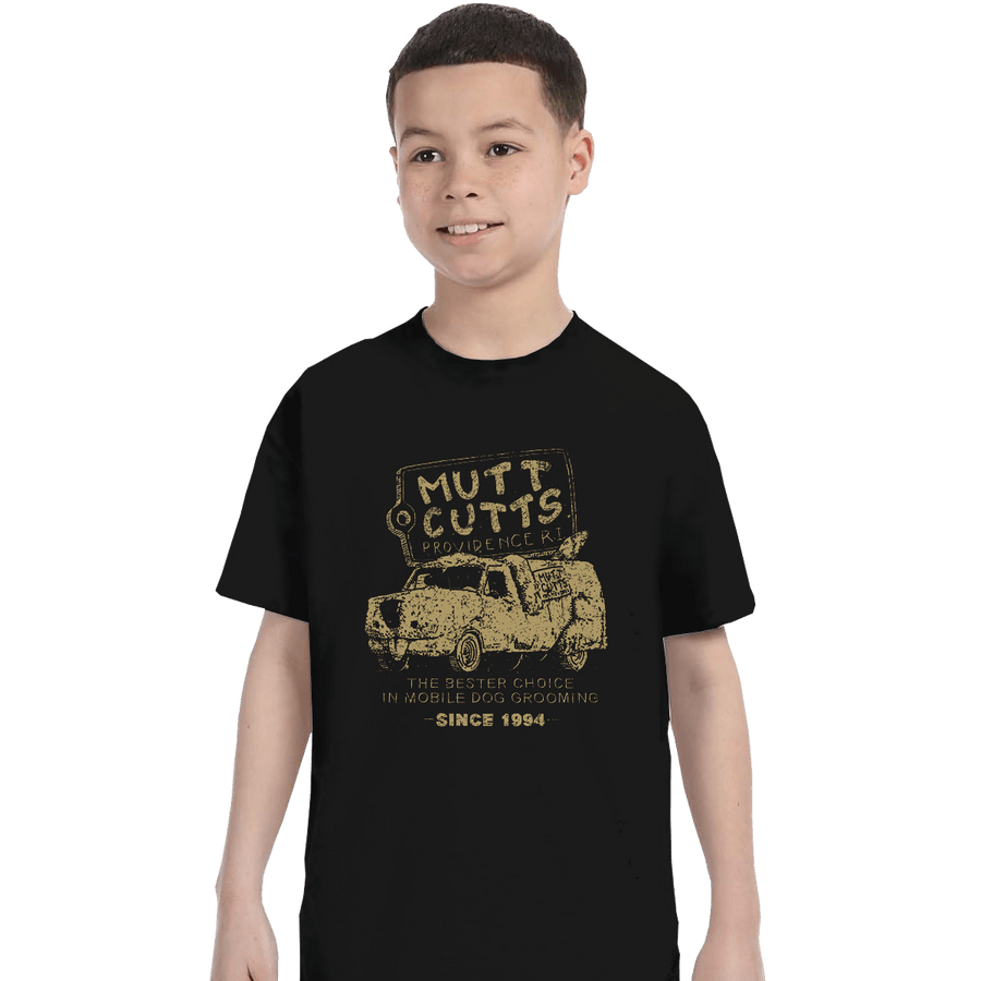 Shirts T-Shirts, Youth / XL / Black Mutt Cuts