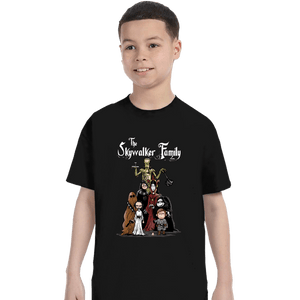 Daily_Deal_Shirts T-Shirts, Youth / XS / Black The Skywalker Family