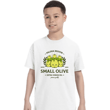 Load image into Gallery viewer, Shirts T-Shirts, Youth / XS / White Small Olive

