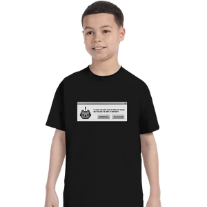 Shirts T-Shirts, Youth / XS / Black Alert Cat