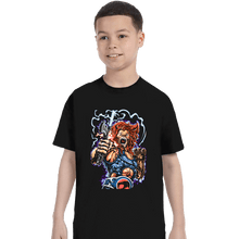 Load image into Gallery viewer, Secret_Shirts T-Shirts, Youth / XS / Black Lion-O
