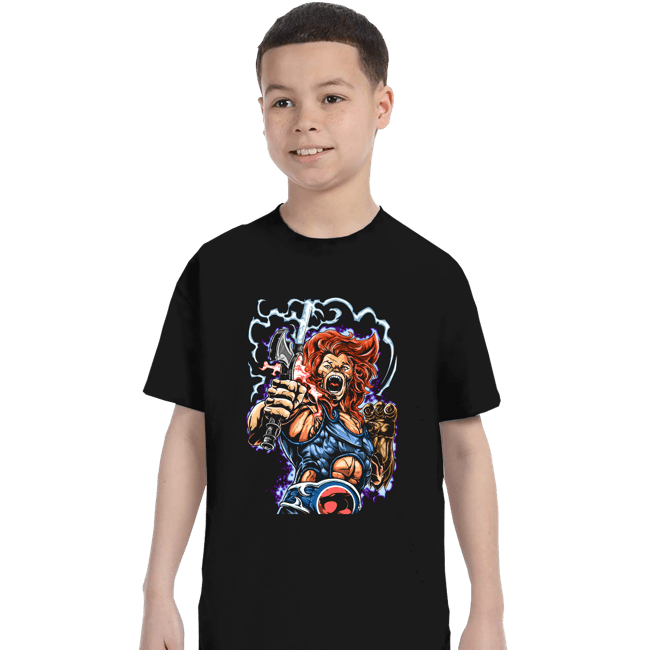 Secret_Shirts T-Shirts, Youth / XS / Black Lion-O