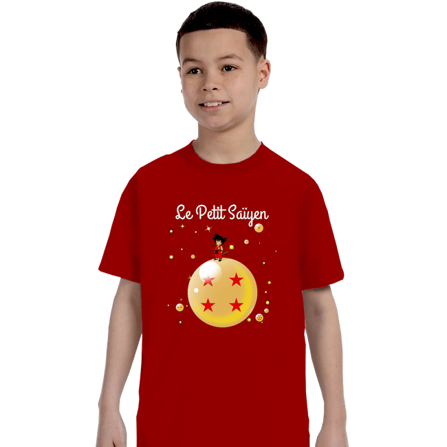 Shirts T-Shirts, Youth / XS / Red Le Petit Saiyen