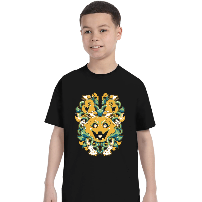 Shirts T-Shirts, Youth / XS / Black Pumpkin Corral