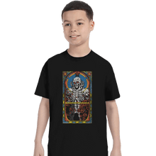 Load image into Gallery viewer, Shirts T-Shirts, Youth / XL / Black Skull Knight
