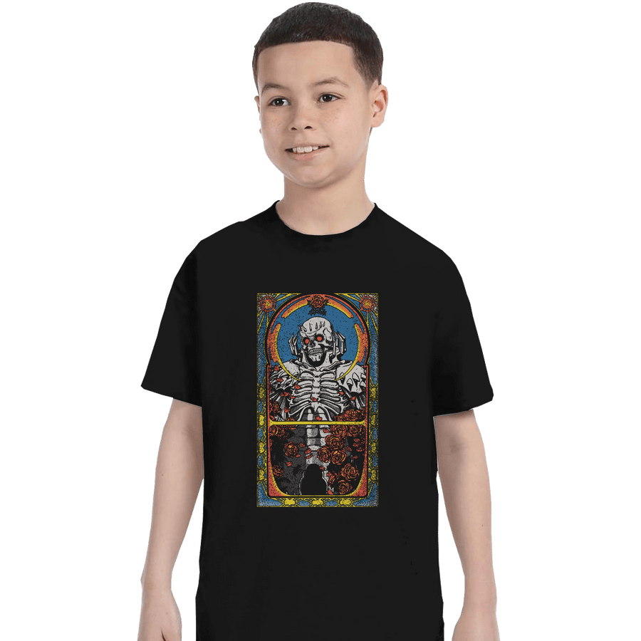 Shirts T-Shirts, Youth / XL / Black Skull Knight