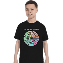 Load image into Gallery viewer, Shirts T-Shirts, Youth / XL / Black Once In A Lifetime Pie Chart
