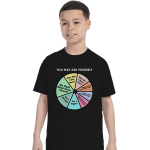 Shirts T-Shirts, Youth / XL / Black Once In A Lifetime Pie Chart