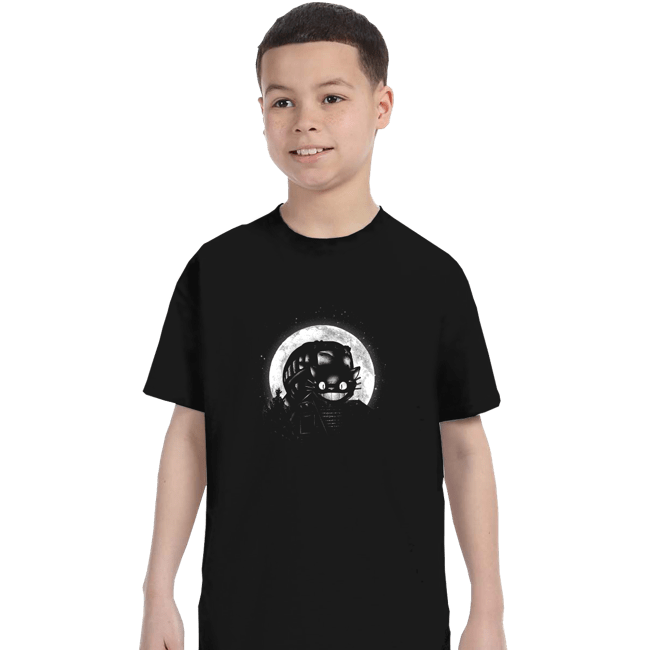 Shirts T-Shirts, Youth / XS / Black Moonlight Catbus