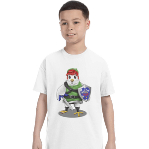 Shirts T-Shirts, Youth / XL / White Hyrule Chicken
