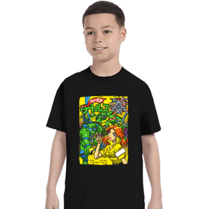 Daily_Deal_Shirts T-Shirts, Youth / XS / Black Turtles Japan