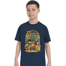 Load image into Gallery viewer, Daily_Deal_Shirts T-Shirts, Youth / XS / Navy The Wizard Of Sleep

