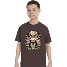 Load image into Gallery viewer, Shirts T-Shirts, Youth / XS / Dark Chocolate Retro Garden
