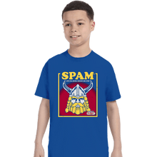 Load image into Gallery viewer, Daily_Deal_Shirts T-Shirts, Youth / XS / Royal Blue Spam
