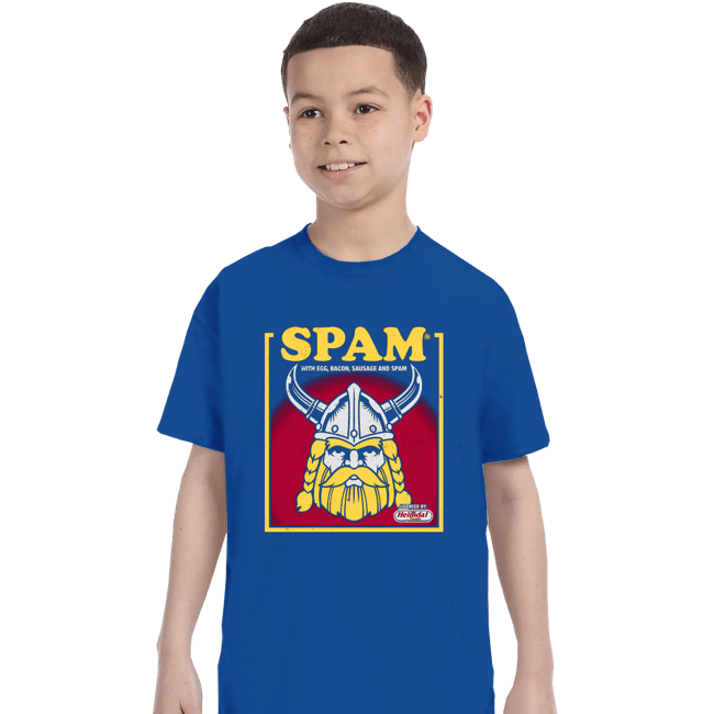 Daily_Deal_Shirts T-Shirts, Youth / XS / Royal Blue Spam