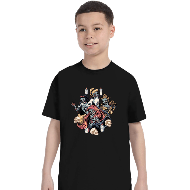 Daily_Deal_Shirts T-Shirts, Youth / XS / Black Undead Princesses