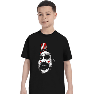 Shirts T-Shirts, Youth / XS / Black Captain Spaulding