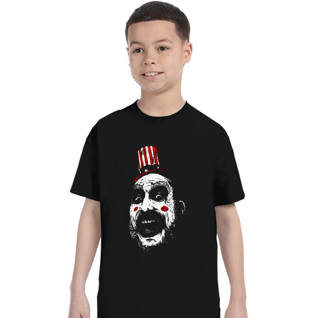 Shirts T-Shirts, Youth / XS / Black Captain Spaulding