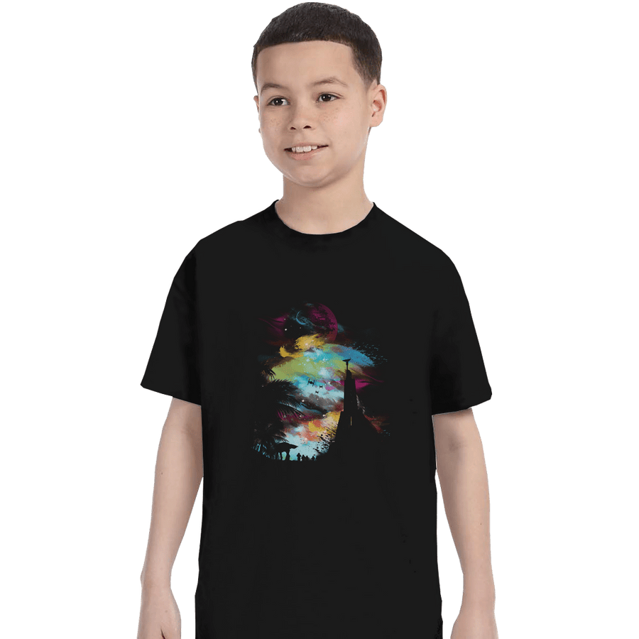 Shirts T-Shirts, Youth / XL / Black Sunset On Scarif