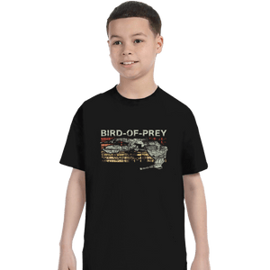 Shirts T-Shirts, Youth / XS / Black Retro Bird Of Prey