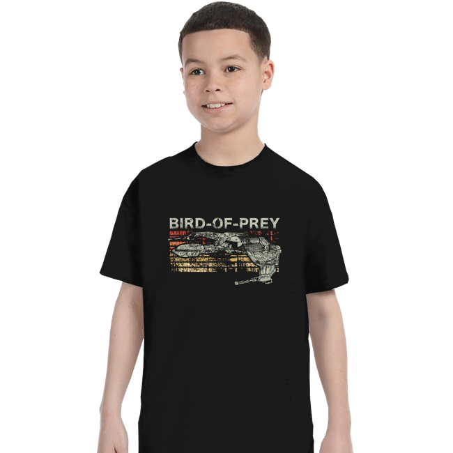 Shirts T-Shirts, Youth / XS / Black Retro Bird Of Prey