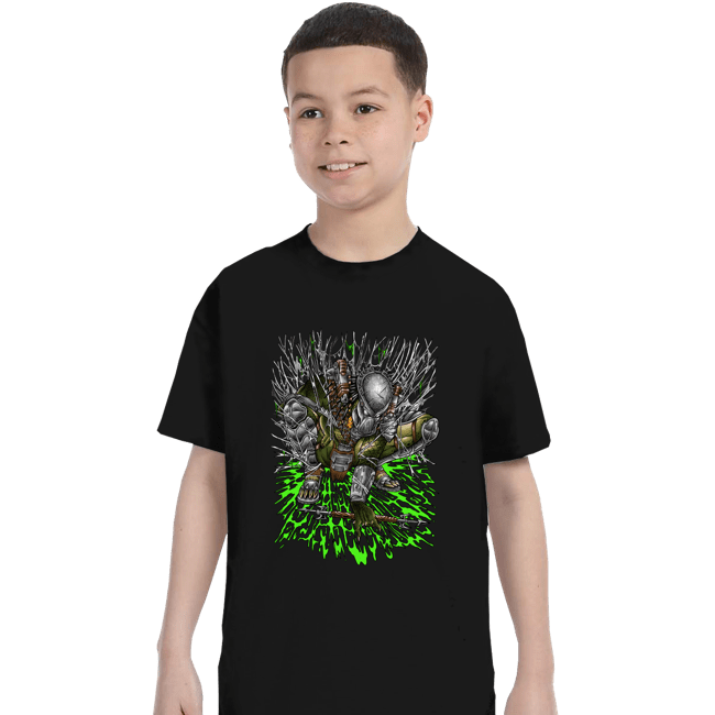 Daily_Deal_Shirts T-Shirts, Youth / XS / Black Wolf Knight
